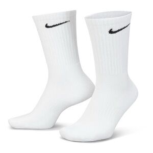 Nike White and Black Athletic Crew Socks